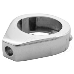 UCHWYTY OBEJMY MOCOWANIA KIERUNKOWSKAZÓW MIGACZY NA LAGI 49MM CHROM METAL HARLEY