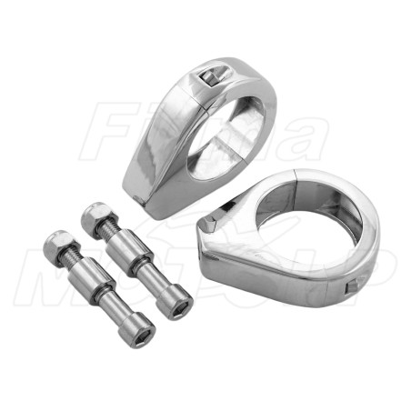 UCHWYTY OBEJMY MOCOWANIA KIERUNKOWSKAZÓW MIGACZY NA LAGI 49MM CHROM METAL HARLEY
