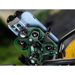 ANTYWIBRACYJNY UCHWYT TELEFONU SMARTFONU NA KIEROWNICĘ 20MM - 30MM