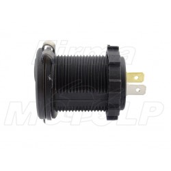 MOTOCYKLOWE GNIAZDO USB QC3.0 WOLTOMIERZ 12V 24V