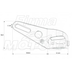 UNIWERSALNE UCHWYTY REFLEKTORA PRZEDNIEJ LAMPY 36MM - 49MM
