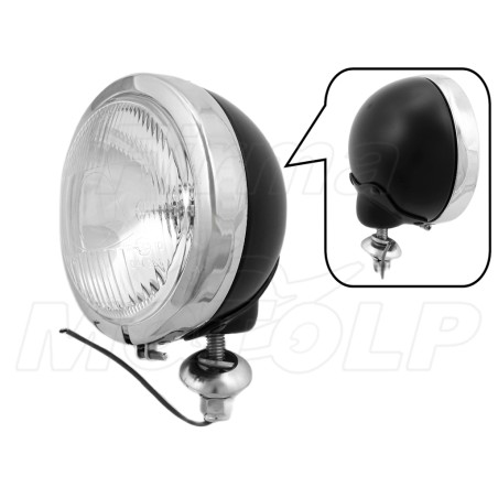 REFLEKTOR LIGHTBAR LAMPA PRZÓD 4,5 CALA CZARNY MAT HOMOLOGACJA E13 - HR