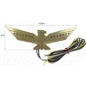 ŚWIECĄCY ORNAMENT ORZEŁEK HONDA GL1800 GOLDWING ZŁOTY LED CHOPPER DRAG