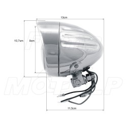 REFLEKTOR LIGHTBAR PRZEDNIA LAMPA PRZÓD 4 CALE CHROM HOMOLOGACJA E9 - HR 00
