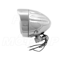 REFLEKTOR LIGHTBAR PRZEDNIA LAMPA PRZÓD 4 CALE CHROM HOMOLOGACJA E9 - HR 00