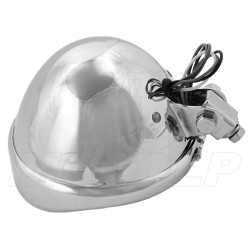 REFLEKTOR LIGHTBAR LAMPA PRZÓD CHROM METAL 5,5 CALA HOMOLOGACJA E4 HC/R