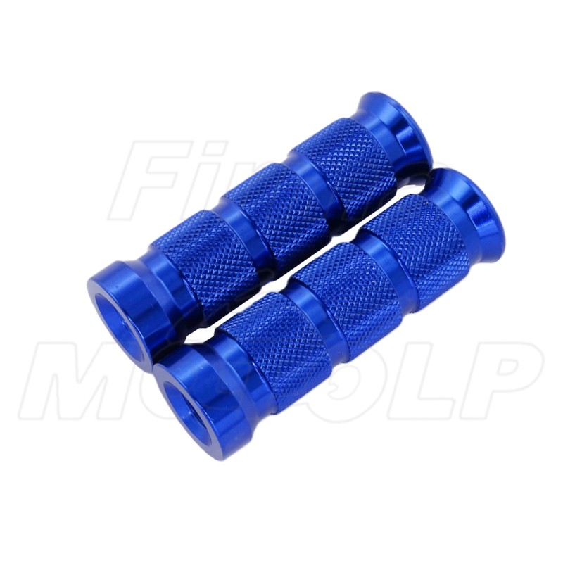 NIEBIESKIE PEŁNE PODNÓŻKI BEZ ADAPTERÓW MOCOWANIE M12 X 1.25 UNIWERSALNE