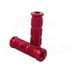 CZERWONE PEŁNE PODNÓŻKI BEZ ADAPTERÓW MOCOWANIE M12 X 1.25 UNIWERSALNE