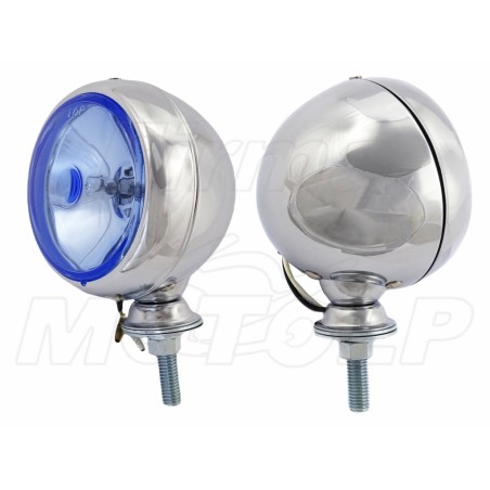 REFLEKTORY LIGHTBARY PRZEDNIE LAMPY PRZÓD DODATKOWE 4 CALE CHROM METAL