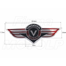 EMBLEMAT ZNACZEK ORNAMENT NA ZBIORNIK BAK KAWASAKI VN 800 900 1500 1600 2000 VULCAN CLASSIC