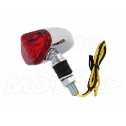 MINI TYLNE LAMPY TYŁ LAMPA UNIWERSALNA STOP CHROM METAL HOMOLOGACJA E11