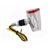 MINI TYLNE LAMPY TYŁ LAMPA UNIWERSALNA STOP CHROM METAL HOMOLOGACJA E11