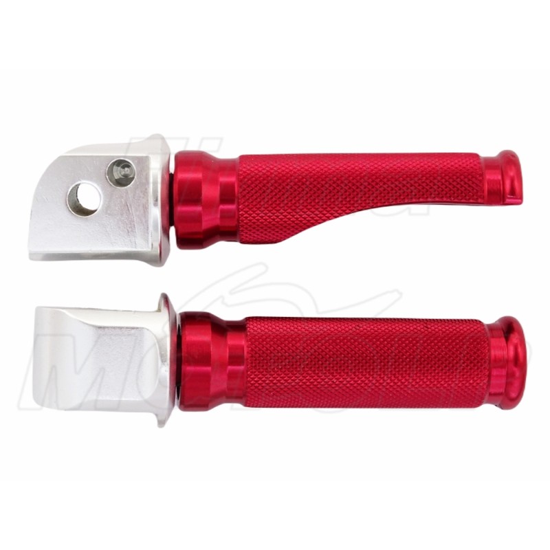 PODNÓŻKI STOPKI PASAŻERA DUCATI 996 CZERWONE ŚCIĘTE