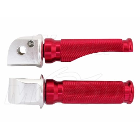 PODNÓŻKI STOPKI PASAŻERA DUCATI 996 CZERWONE ŚCIĘTE