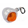 MIGACZE KIERUNKOWSKAZY KIERUNKI JAJKO CHROM METAL 12V 10W HOMOLOGACJA E11