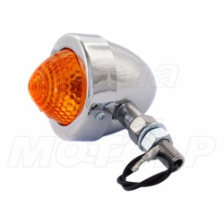 MIGACZE KIERUNKOWSKAZY KIERUNKI JAJKO CHROM METAL 12V 10W HOMOLOGACJA E11