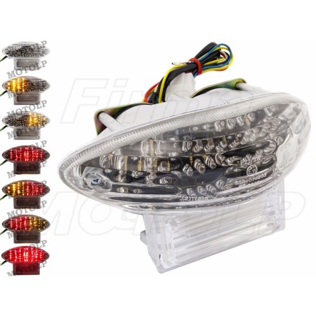 TYLNA LAMPA TYŁ Z KIERUNKAMI SUZUKI GSX 600F 750F GSX-R 1300 HAYABUSA rok produkcji 1998 - 2007 HOMOLOGACJA E11