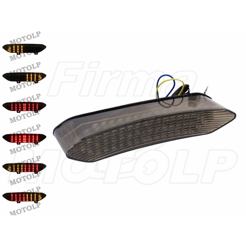 TYLNA LAMPA TYŁ LED Z KIERUNKOWSKAZAMI DYMIONA YAMAHA YZF 1000 R1 R-1 rok produkcji 2002 - 2003