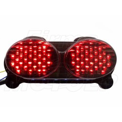 TYLNA LAMPA TYŁ LED Z KIERUNKAMI DYMIONA KAWASAKI ZX-6R ZX-9R ZR7 NINJA ZZR 600 ZX900 rok produkcji 1998 - 2007