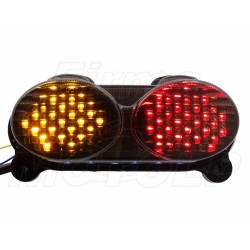TYLNA LAMPA TYŁ LED Z KIERUNKAMI DYMIONA KAWASAKI ZX-6R ZX-9R ZR7 NINJA ZZR 600 ZX900 rok produkcji 1998 - 2007