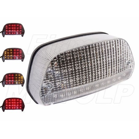 TYLNA LAMPA TYŁ LED Z KIERUNKAMI KAWASAKI ZR 550 ZEPHYR rok produkcji 1990 - 1999 HOMOLOGACJA E11