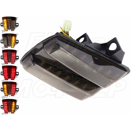 TYLNA LAMPA TYŁ LED DYMIONA Z KIERUNKOWSKAZAMI SUZUKI SV 650 1000 rok produkcji 2003 - 2012