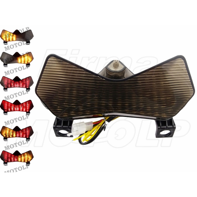 TYLNA LAMPA TYŁ LED DYMIONA Z KIERUNKAMI KAWASAKI ZX-6 R RR Z750 Z1000 ZR1000 rok produkcji 2003 – 2006
