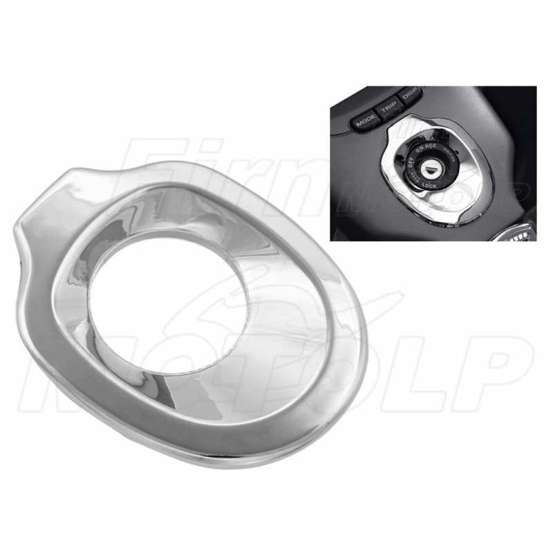 CHROMOWANA NAKŁADKA AKCENT STACYJKI KLUCZYKA HONDA GL 1800 GOLDWING rok produkcji 2001-2005