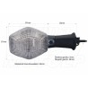 KIERUNKOWSKAZY LED SUZUKI GSF 600 1200 BANDIT GSX-R GSXR 600 750 HOMOLOGACJA E11