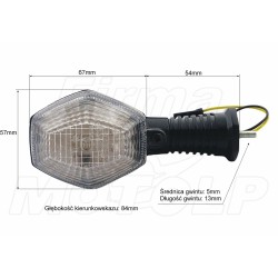 KIERUNKOWSKAZY TYŁ LED SUZUKI DL 650 V-STROM AK7 ABS DL 1000 V-STROM K6 K7 HOMOLOGACJA E11
