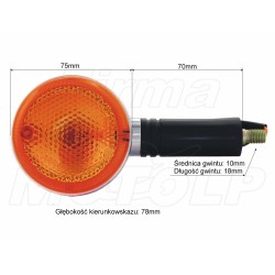 KIERUNKOWSKAZY MIGACZE SUZUKI VZ 125 250 VZ125 VZ250 MARAUDER HOMOLOGACJA E11