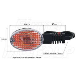 KIERUNKOWSKAZY KIERUNKI YAMAHA TZR 50 MT-03 660 XT 660 X/R HOMOLOGACJA E11