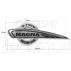 EMBLEMAT ZNACZEK NAKLEJKA LOGO NA ZBIORNIK HONDA VF 250 750 1100 MAGNA