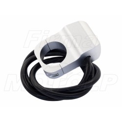 WŁĄCZNIK PRZEŁĄCZNIK WYŁĄCZNIK LAMP LIGHTBARÓW NA KIEROWNICĘ 25,4MM 1 CAL SREBRNY