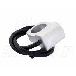 WŁĄCZNIK PRZEŁĄCZNIK WYŁĄCZNIK LAMP LIGHTBARÓW NA KIEROWNICĘ 25,4MM 1 CAL SREBRNY