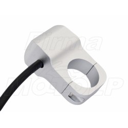 WŁĄCZNIK PRZEŁĄCZNIK WYŁĄCZNIK LAMP LIGHTBARÓW NA KIEROWNICĘ 25,4MM 1 CAL SREBRNY