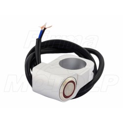 WŁĄCZNIK PRZEŁĄCZNIK WYŁĄCZNIK LAMP LIGHTBARÓW NA KIEROWNICĘ 25,4MM 1 CAL SREBRNY