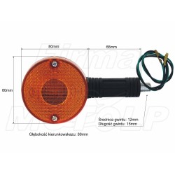 KIERUNKOWSKAZY KIERUNKI MIGACZE SUZUKI DR 125 250 DR125 DR250