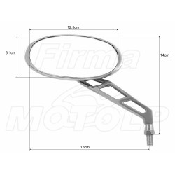 LUSTRA LUSTERKA CHROM METAL M10 KAWASAKI EL BN 125 250 ELIMINATOR