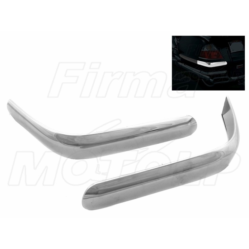 LISTWY ROGOWE DOLNYCH KUFRÓW NA KUFRY CHROM HONDA GL 1800 GOLDWING rok produkcji 2001 - 2009