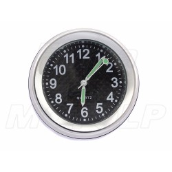 ZEGAREK MOTOCYKLOWY UNIWERSALNY NA KIEROWNICĘ 22MM LUB 25,4MM 1 CAL POLEROWANE ALUMINIUM