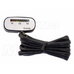 DIODOWY WSKAŹNIK ŁADOWANIA AKUMULATORA DIODY LED WOLTOMIERZ 12V SREBRNY YG-8155