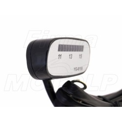 DIODOWY WSKAŹNIK ŁADOWANIA AKUMULATORA DIODY LED WOLTOMIERZ 12V SREBRNY YG-8155