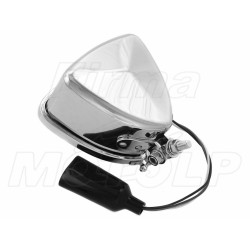 REFLEKTOR LIGHTBAR TRÓJKĄTNY LAMPA DODATKOWA PRZÓD PRZEDNIA CHROM METAL 12V