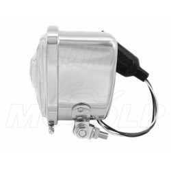 REFLEKTORY LIGHTBARY TRÓJKĄTNE LAMPY DODATKOWE PRZÓD PRZEDNIE CHROM METAL ŻARÓWKA H6