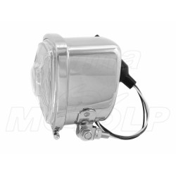 REFLEKTORY LIGHTBARY TRÓJKĄTNE LAMPY DODATKOWE PRZÓD PRZEDNIE CHROM METAL ŻARÓWKA H6