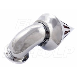 STOŻKOWY FILTR POWIETRZA CHROM HARLEY HD GAŹNIKI TYPU S&S ORAZ CV CUSTOM EVO XL SPORTSTER