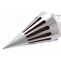 STOŻKOWY FILTR POWIETRZA CHROM HARLEY HD GAŹNIKI TYPU S&S ORAZ CV CUSTOM EVO XL SPORTSTER