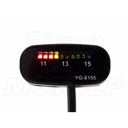 DIODOWY WSKAŹNIK NAPIĘCIA AKUMULATORA DIODY LED WOLTOMIERZ 12V CZARNY YG-8155