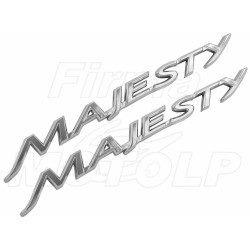 EMBLEMAT ZNACZEK NAKLEJKA 3D CHROM YAMAHA YP 125 250 400 MAJESTY